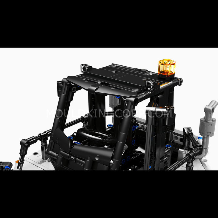 Ensemble de construction télécommandé pour chariot élévateur à conteneurs MOULD KING 17029/17030 | 4 878 pièces