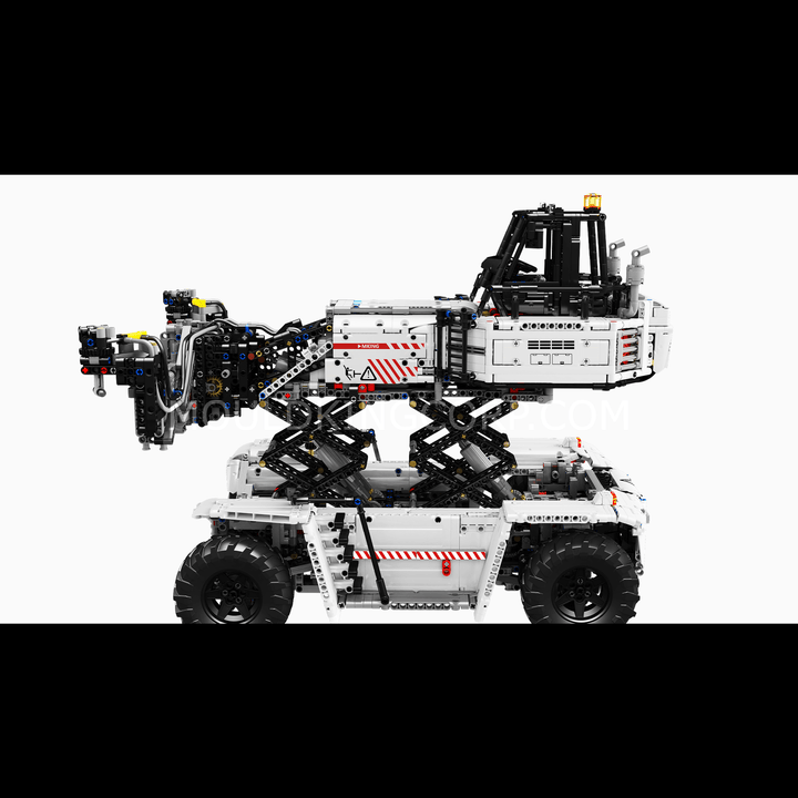 Ensemble de construction télécommandé pour chariot élévateur à conteneurs MOULD KING 17029/17030 | 4 878 pièces