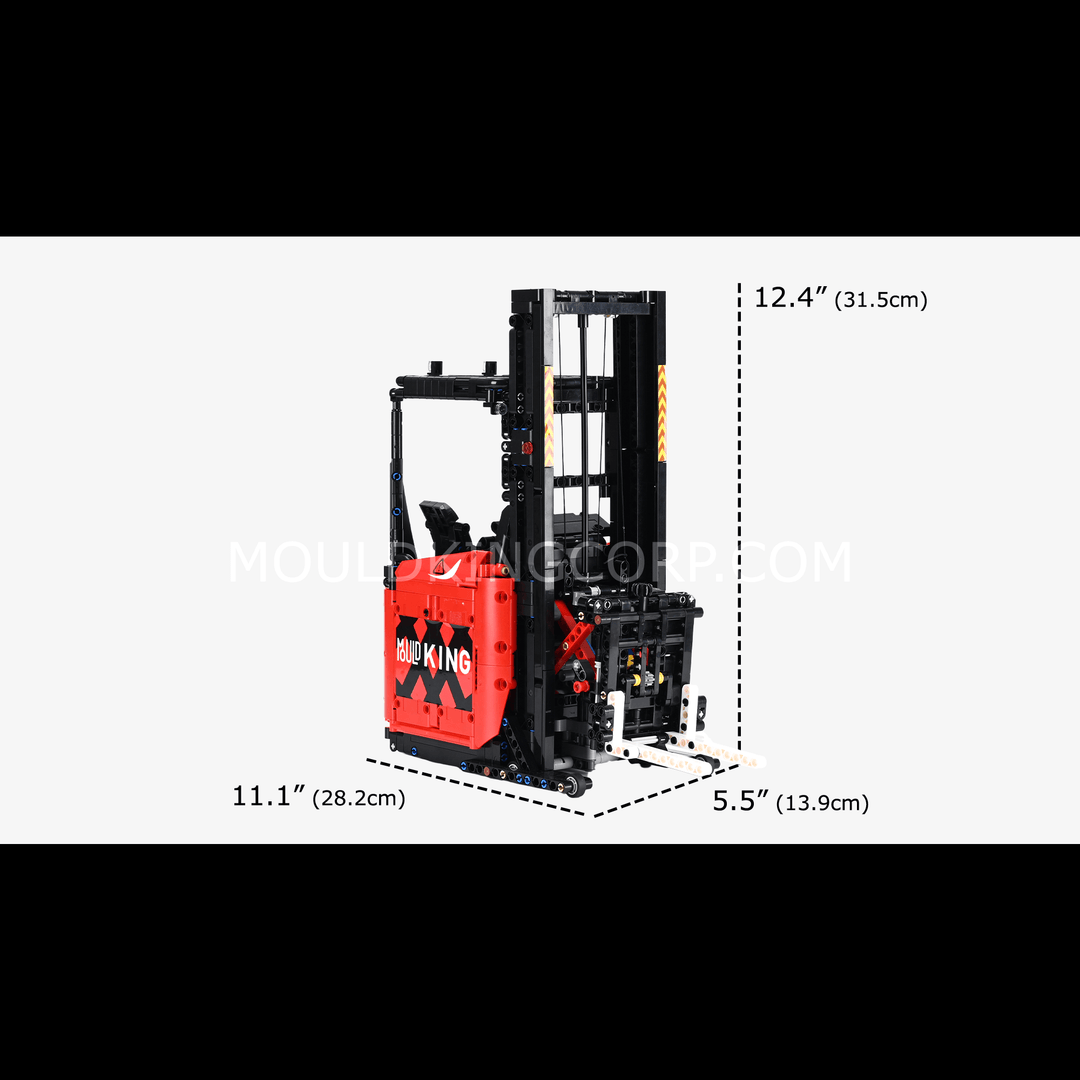 MOULD KING 17041 Op afstand bestuurbare vorkheftruck bouwset | 1.506 st.