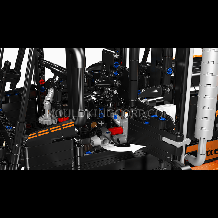 Mould King 17044/17045 Ensemble de construction télécommandé pour chariot élévateur robuste | 4 579 pièces