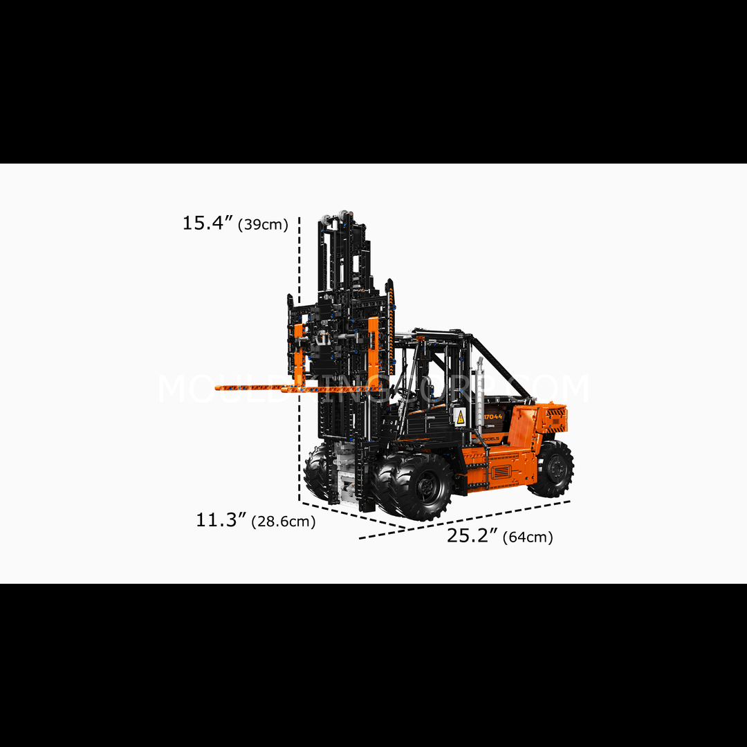 Mould King 17044/17045 Ensemble de construction télécommandé pour chariot élévateur robuste | 4 579 pièces