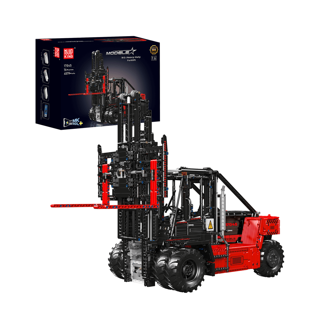Mould King 17044/17045 Ensemble de construction télécommandé pour chariot élévateur robuste | 4 579 pièces