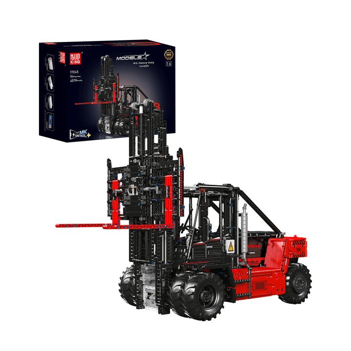 Mould King 17044/17045 Ensemble de construction télécommandé pour chariot élévateur robuste | 4 579 pièces