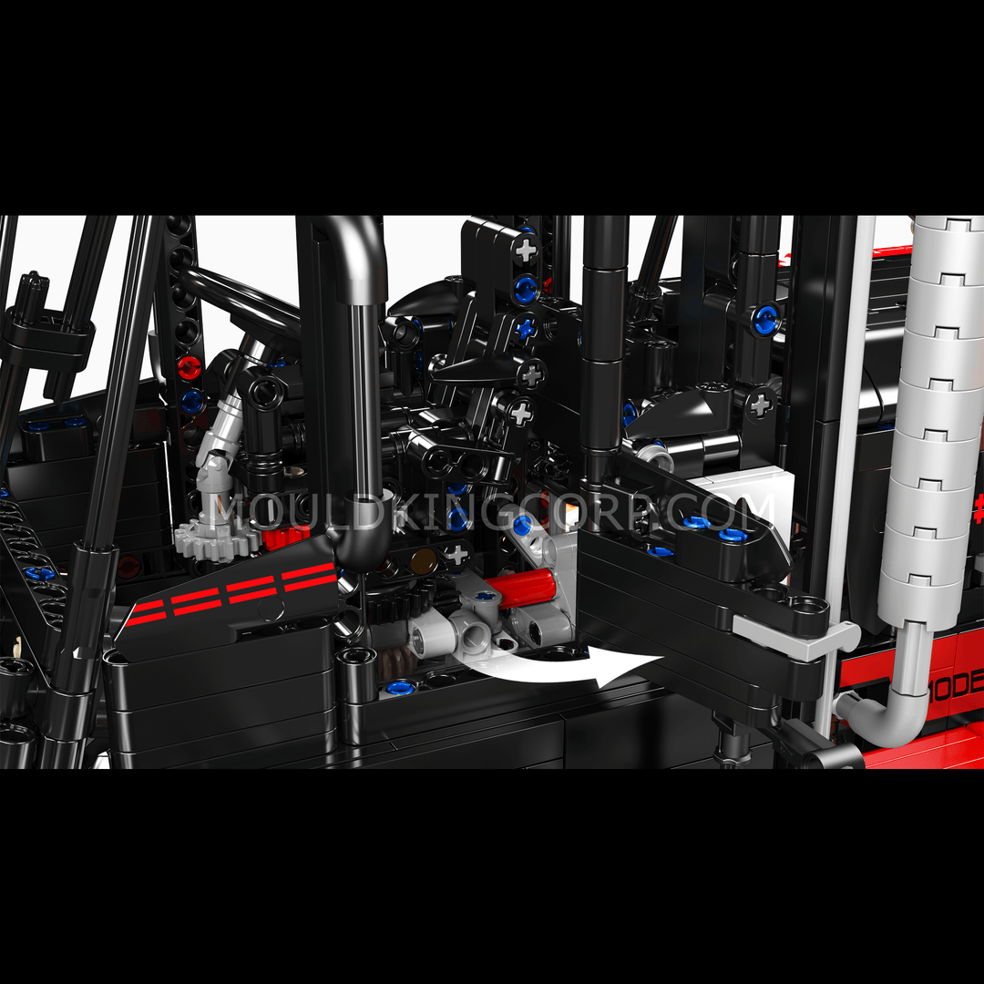 Mould King 17044/17045 Ensemble de construction télécommandé pour chariot élévateur robuste | 4 579 pièces