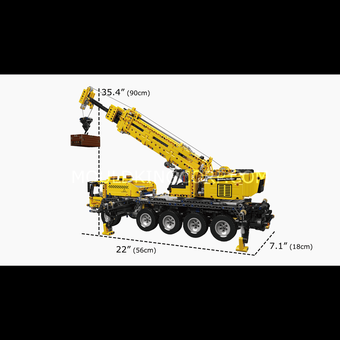 Mallenkoning 17047 Mechanische Kraan C+ Bouwset | 2.688 Stuks