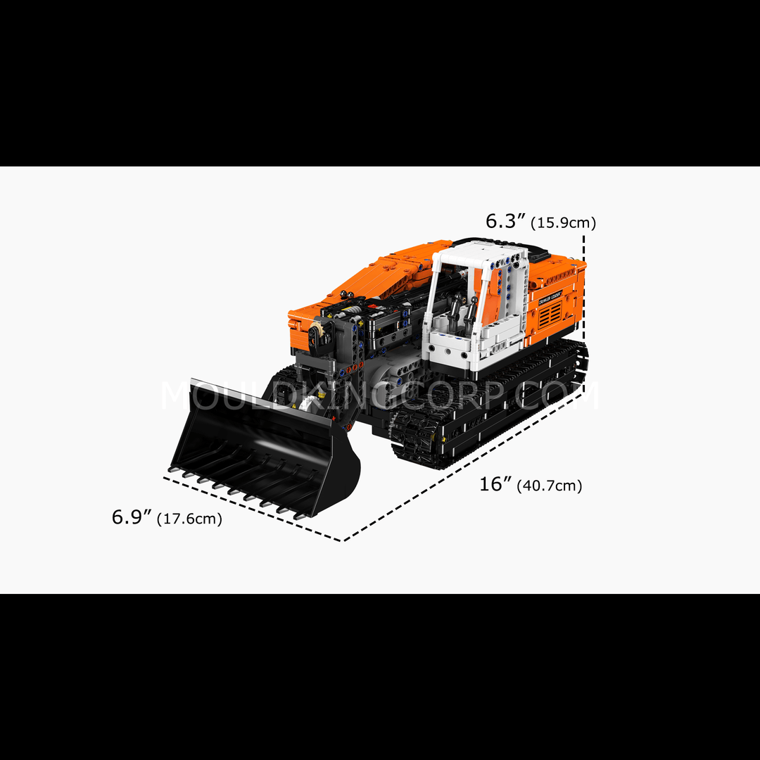 Mould King 17054 Remote Controlled Crawler Loader | 1,423 Pcs