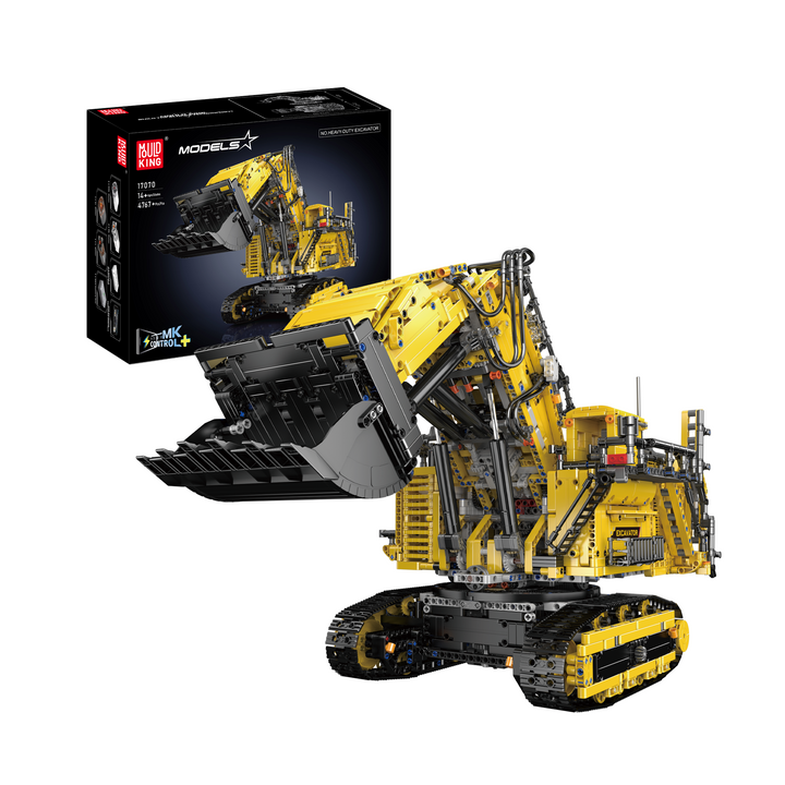 MOULD KING 17070 Liebherr R 9800 Mijnbouw Graafmachine Bouwsets | 4.767 PCS