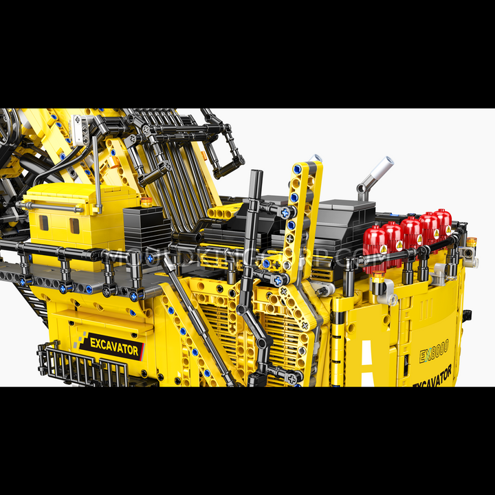 MOULD KING 17070 Liebherr R 9800 Mijnbouw Graafmachine Bouwsets | 4.767 PCS