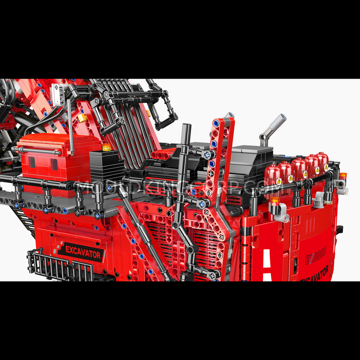MOULD KING 17070 Liebherr R 9800 Mijnbouw Graafmachine Bouwsets | 4.767 PCS
