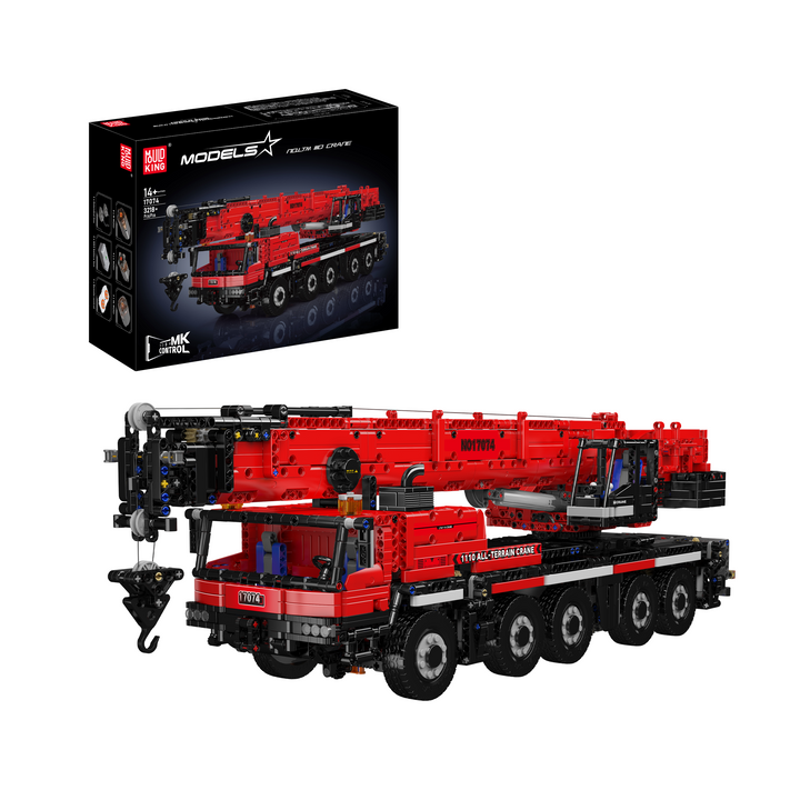 Mallenkoning 17073/17074 LTM 1110 Mobiele Kraan Bouwset | 3.218 Stuks