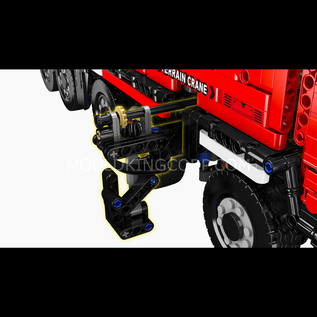 Mallenkoning 17073/17074 LTM 1110 Mobiele Kraan Bouwset | 3.218 Stuks