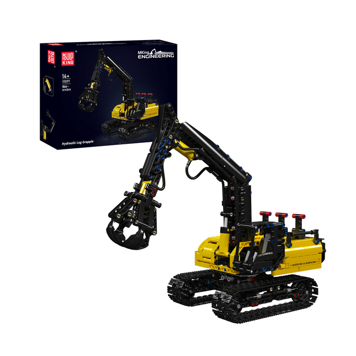 Mallenkoning 17077 Hydraulische Log Grapple Aanhangwagen Bouwset | 866 Stuks