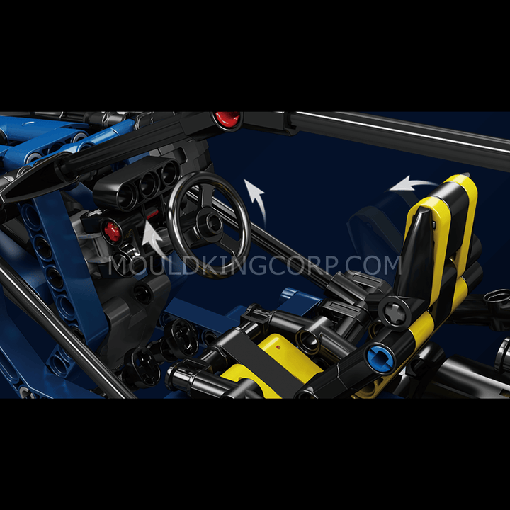 MOULD KING 18018 Lightning Buggy op afstand bestuurbare bouwset | 532 st.