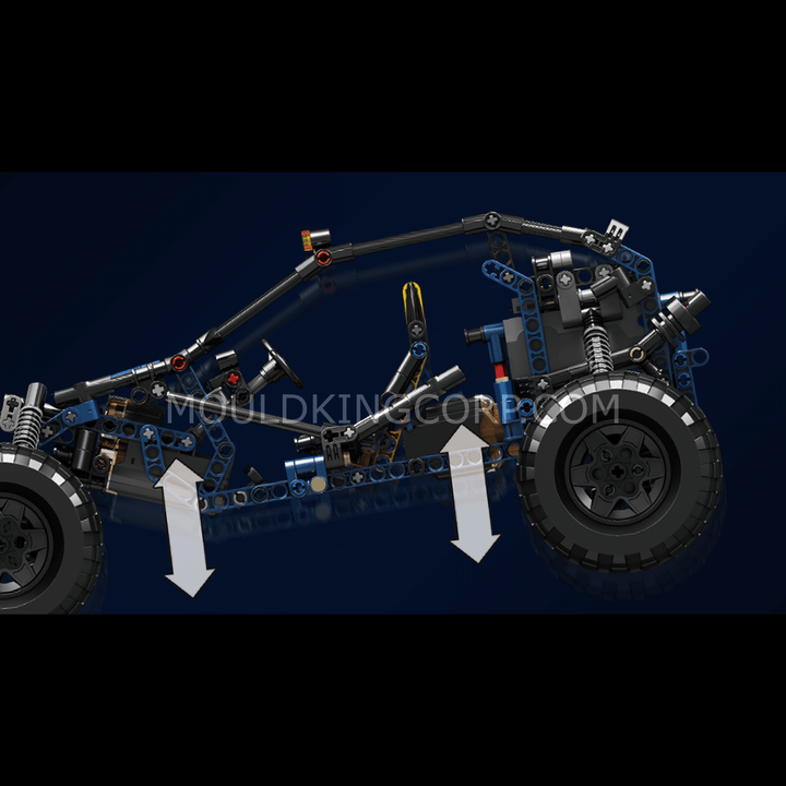 MOULD KING 18018 Lightning Buggy op afstand bestuurbare bouwset | 532 st.