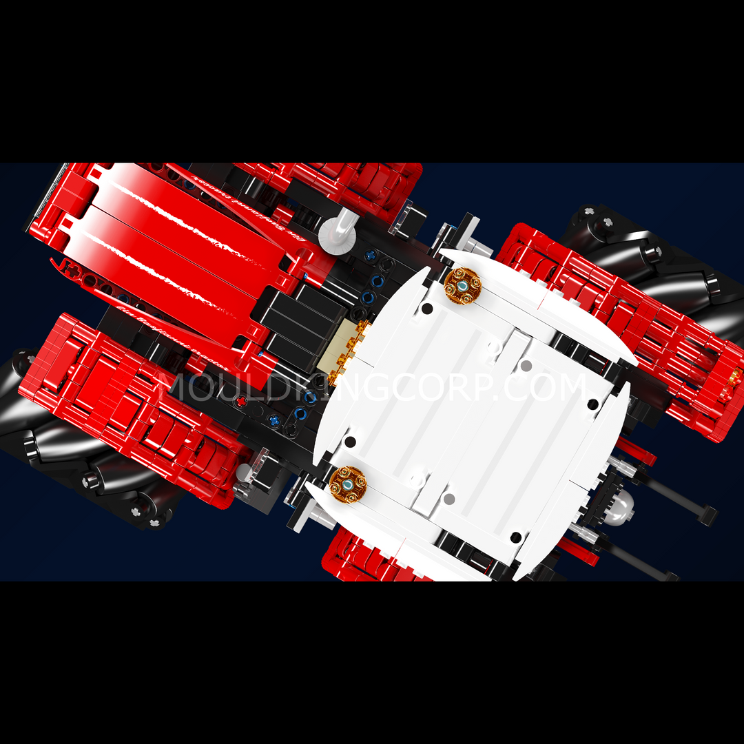 Mould King 18037 Mecanum Drive Remote Controlled Tractor Building Set | 1,392 Pcs