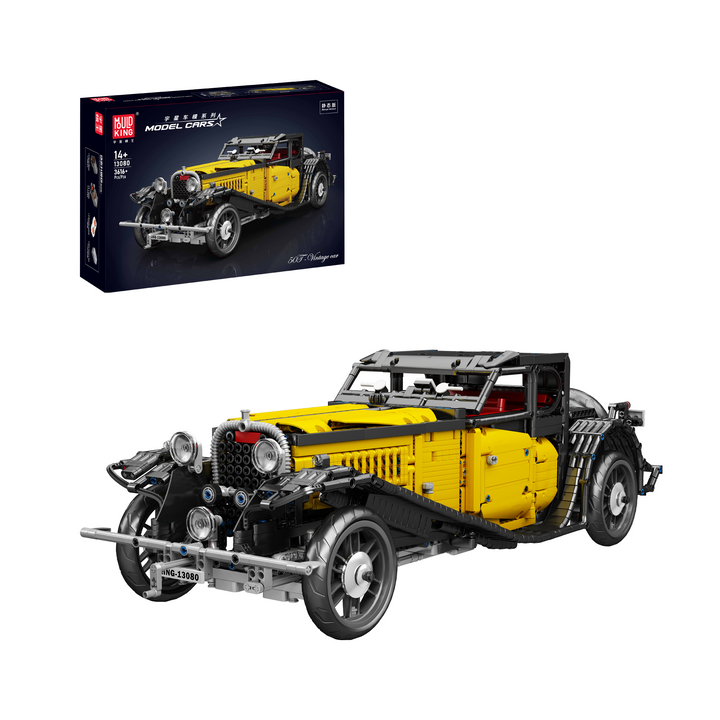 MOULD KING 13080 Vintage T50 Car Remote Controlled Building Set | 3,654 PCS