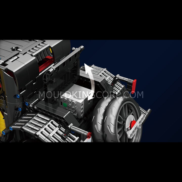 MOULD KING 13080 Vintage T50 Car Remote Controlled Building Set | 3,654 PCS