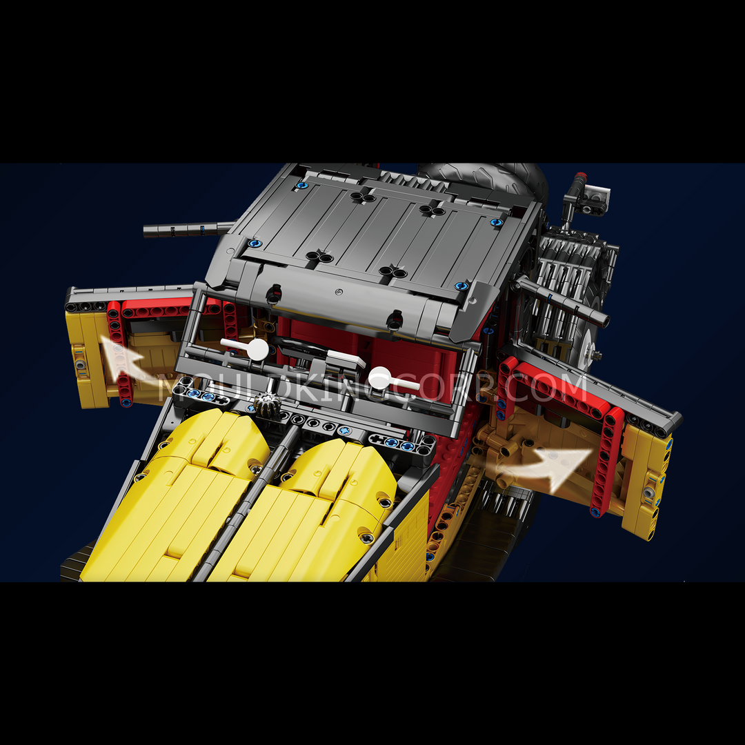 MOULD KING 13080 Vintage T50 Car Remote Controlled Building Set | 3,654 PCS