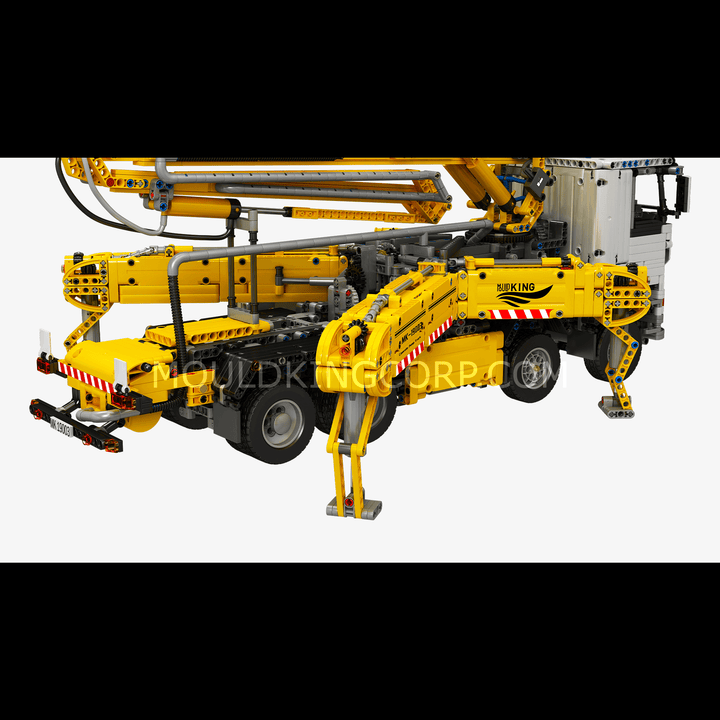 MOULD KING 19003 RC Pneumatische Betonvrachtwagen Bouwset | 4.368 stuks