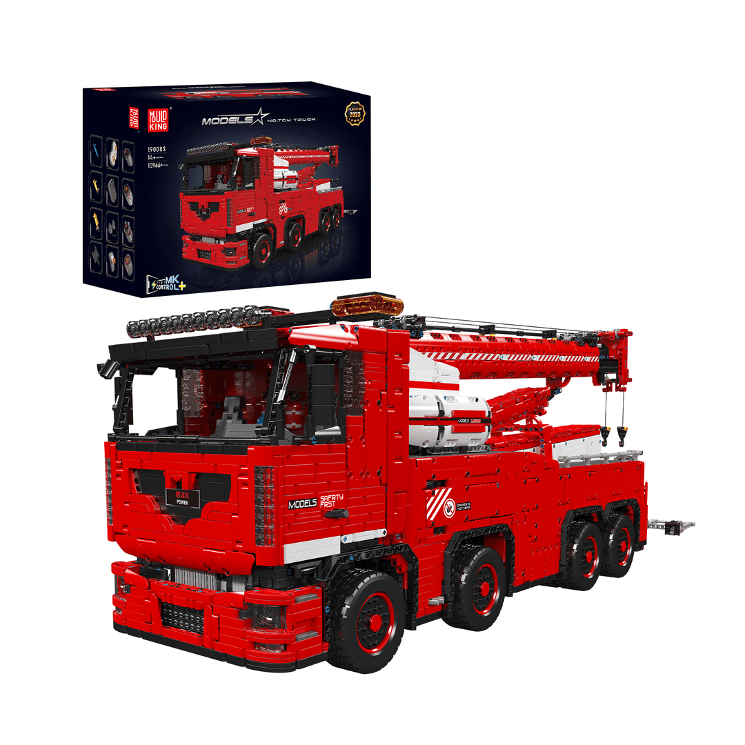 Mallenkoning 19008S Ultimate op afstand bestuurbare takelwagen bouwset | 10,966