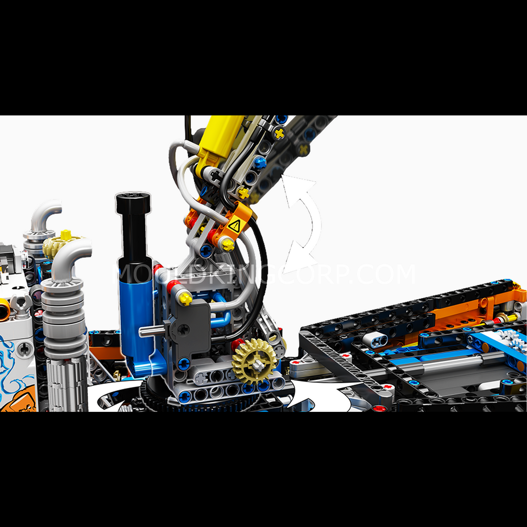 Camion-pompe à béton pneumatique Mould King 19014 | 2 132 pièces