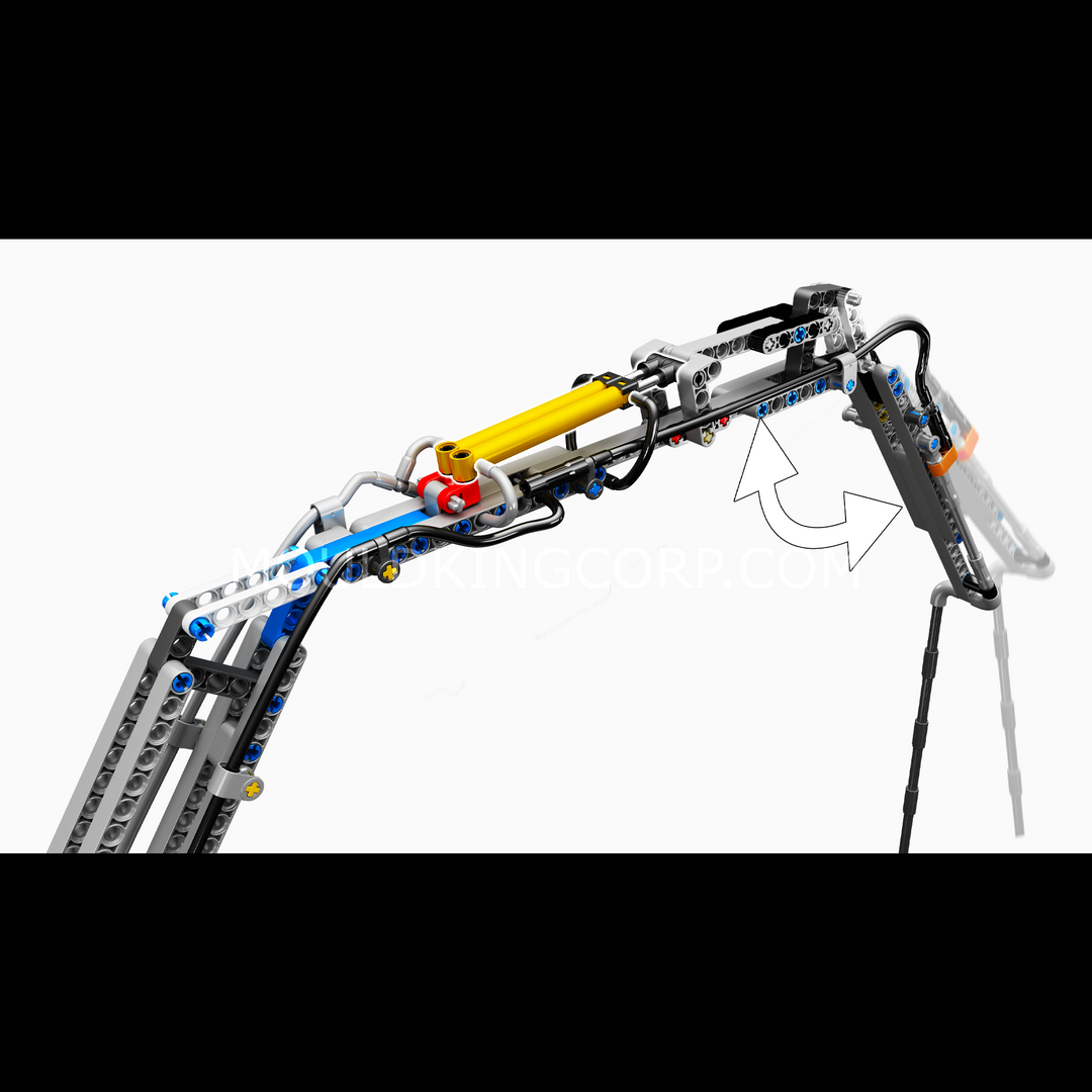 Camion-pompe à béton pneumatique Mould King 19014 | 2 132 pièces