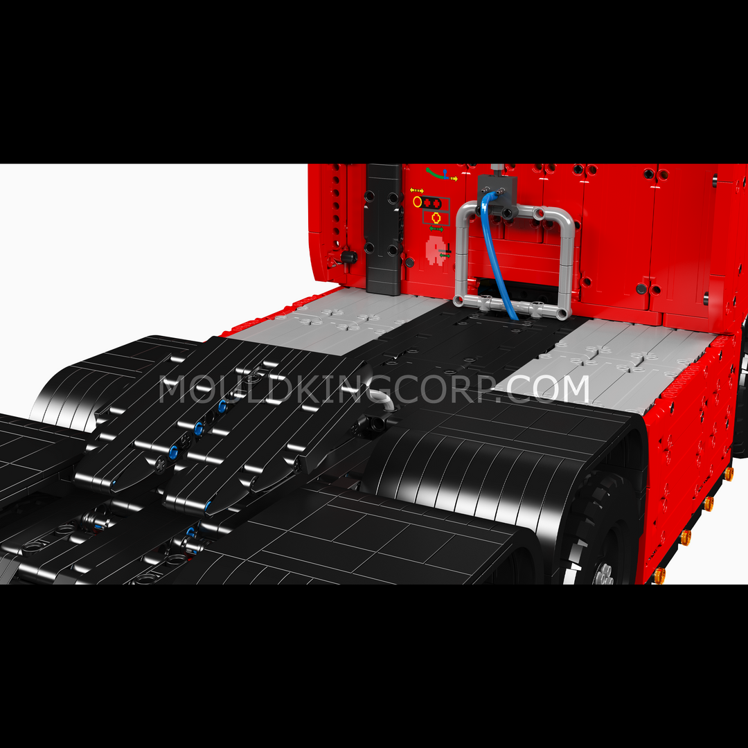 Mould King 19015 FH16 Ensemble de construction de camion tracteur pneumatique télécommandé | 4 608 pièces