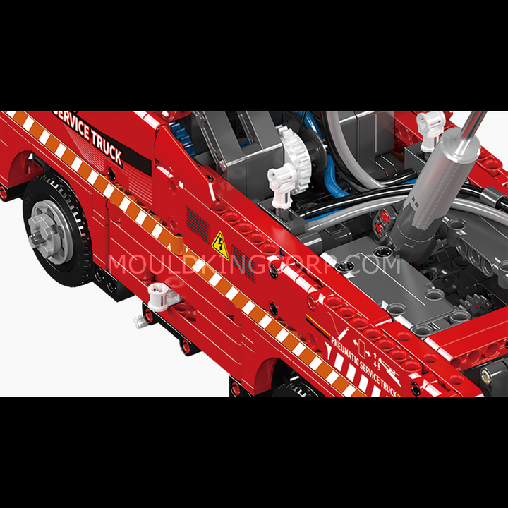 Mallenkoning 19017 Scania Pneumatische Reddingstruck Bouwset | 1.653 Stuks