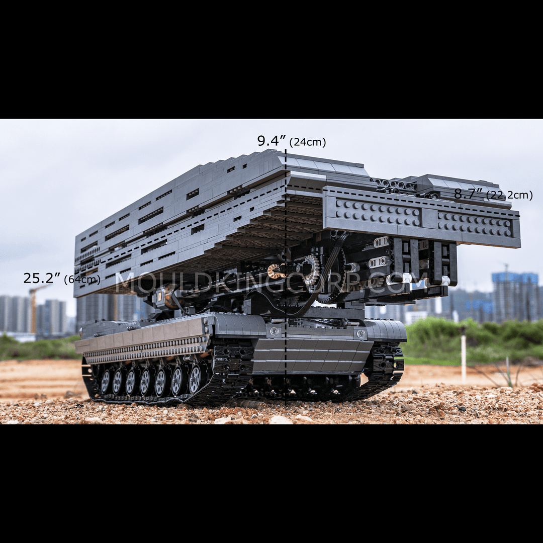MOULD KING 20002 Jeu de construction télécommandé Assault Bridge Layer | 2 388 pièces