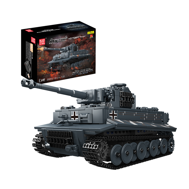 Kit de construction de char lourd Tiger 20014S de Mould King | 850 pièces