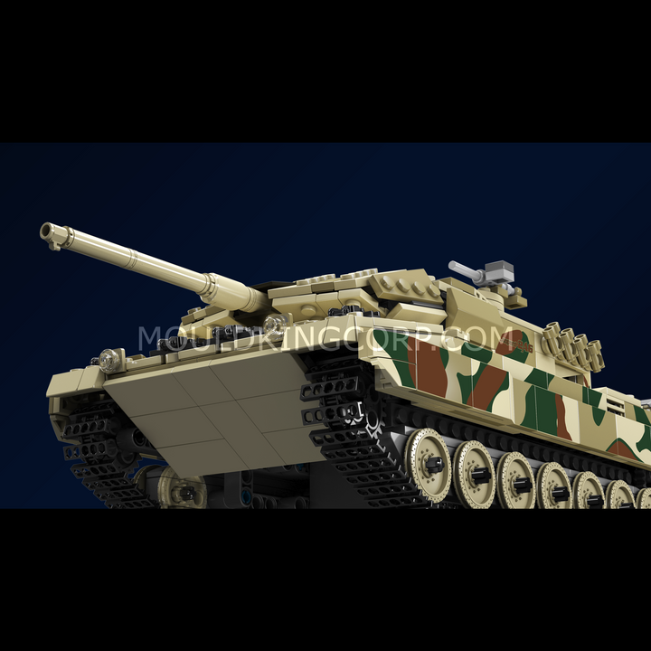 Mould King 20020S Kit de construction de réservoir télécommandé LEOPARD 2 | 1 100 pièces