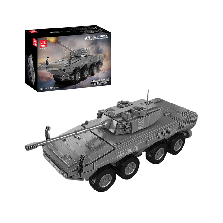 Mould King 20023 ZTL-11 Véhicule d'assaut à roues | 1 293 pièces