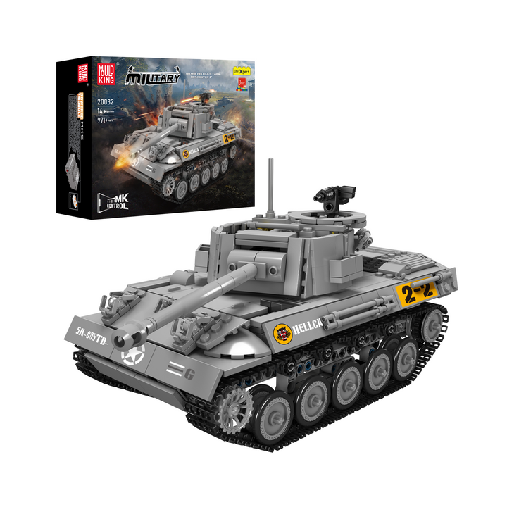 Mould King 20032 Coffret de construction de chasseur de chars M16 Hellcat | 971 pièces
