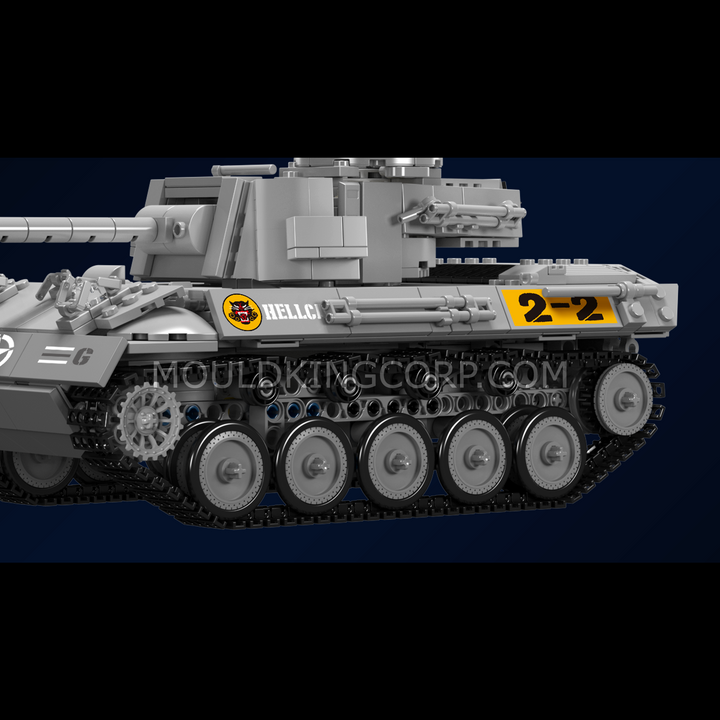Mould King 20032 Coffret de construction de chasseur de chars M16 Hellcat | 971 pièces