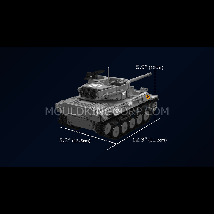 Mould King 20032 Coffret de construction de chasseur de chars M16 Hellcat | 971 pièces