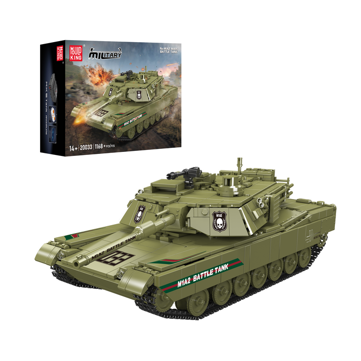 Mould King 20033 MIA2 - Ensemble de construction de char de combat principal | 1 168 pièces
