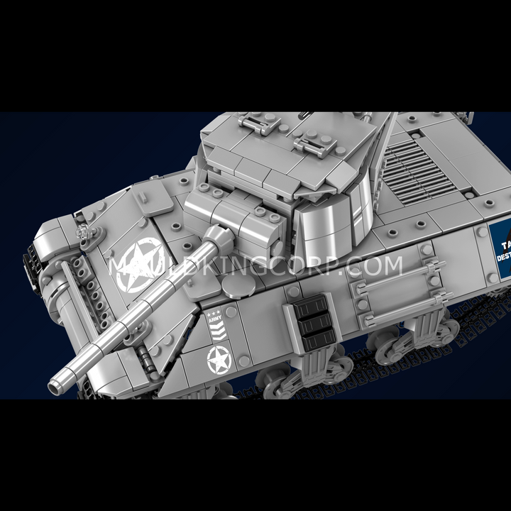 Mould King 20034 Kit de construction de char lourd Pershing | 1 057 pièces