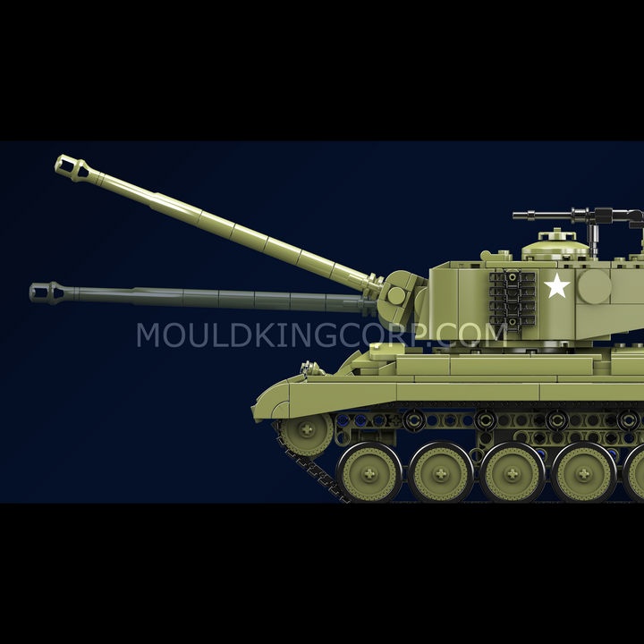 Mould King 20035 Kit de construction de char lourd M26 | 1 054 pièces