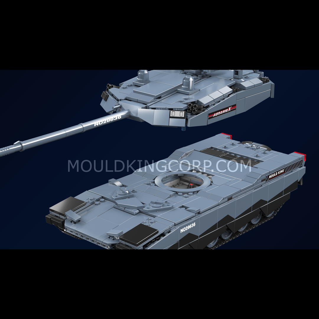 Mould King 20036 Abrams X Tank Kit de construction | 1 192 pièces