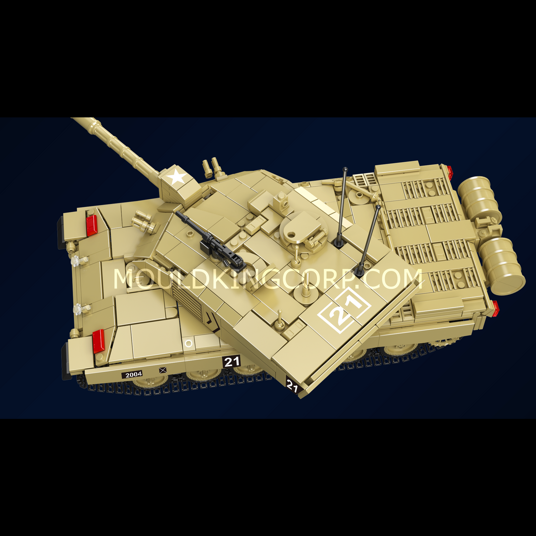 Mould King 20037 Challenger 2, ensemble de construction de chars | 1 129 pièces