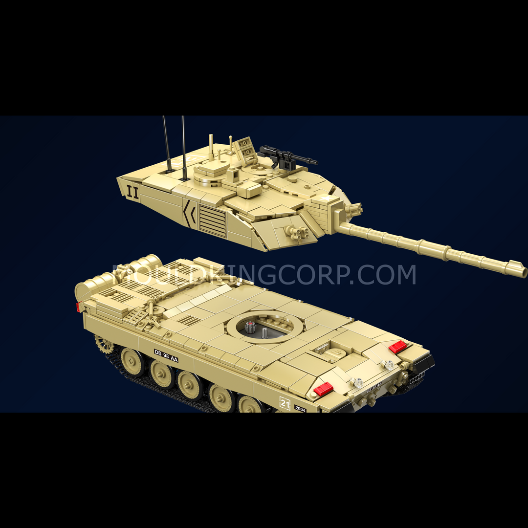 Mould King 20037 Challenger 2, ensemble de construction de chars | 1 129 pièces