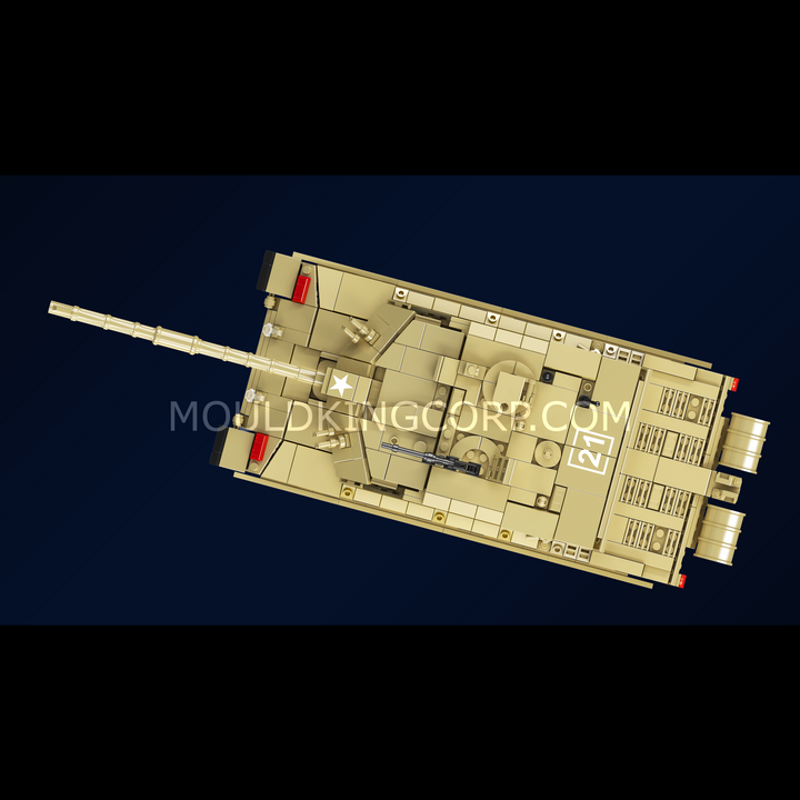 Mould King 20037 Challenger 2, ensemble de construction de chars | 1 129 pièces