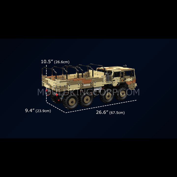 Camion télécommandé Mould King 20039/20040 KOLOS 8X8 | 4 733 pièces