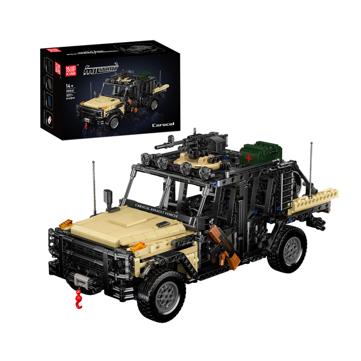 Mould King 20041 et 20042 : Véhicule d'assaut Caracal, ensemble de construction | 1 577 pièces