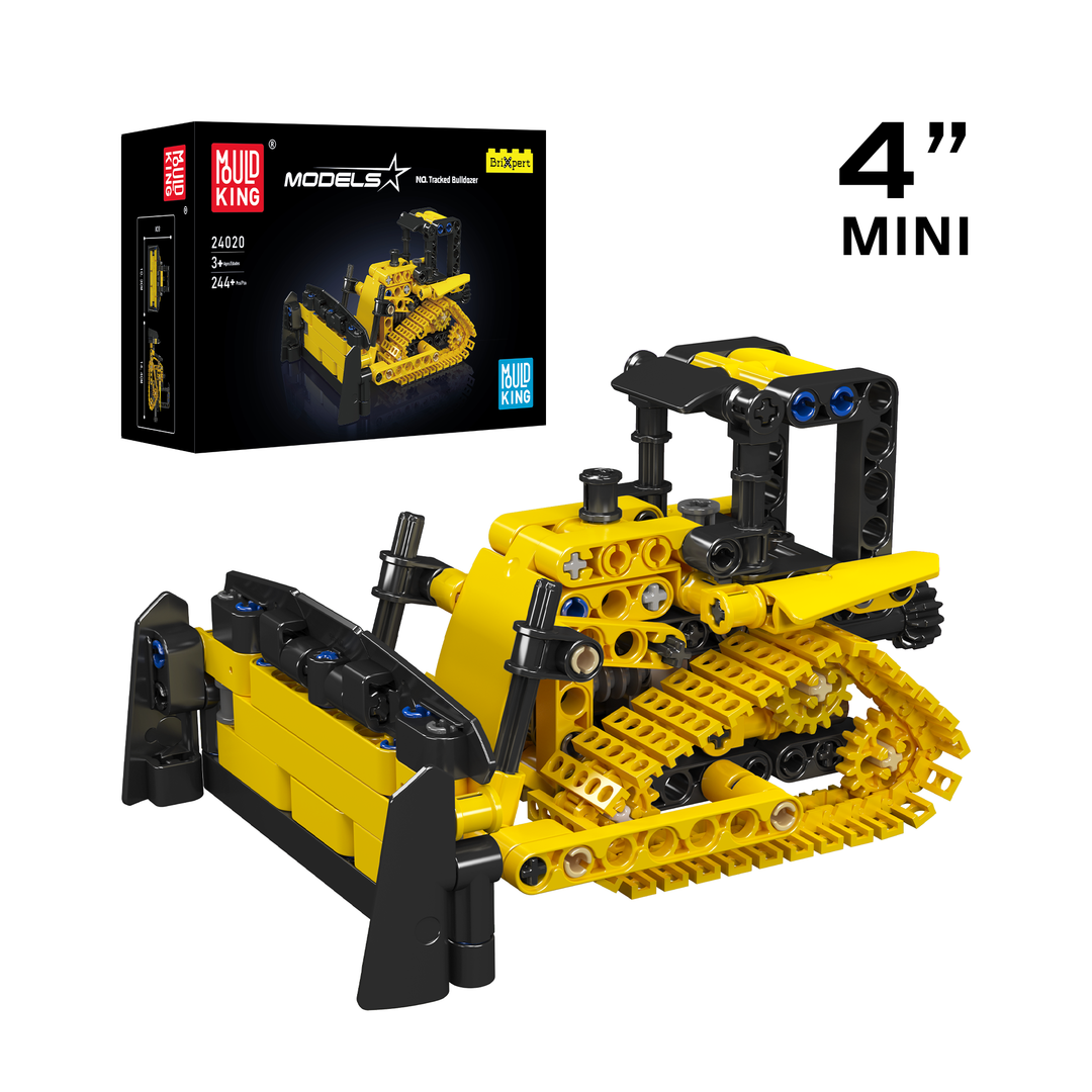 Mould King 24020 Crawler Bulldozer Building Toy Set | 244 PCS