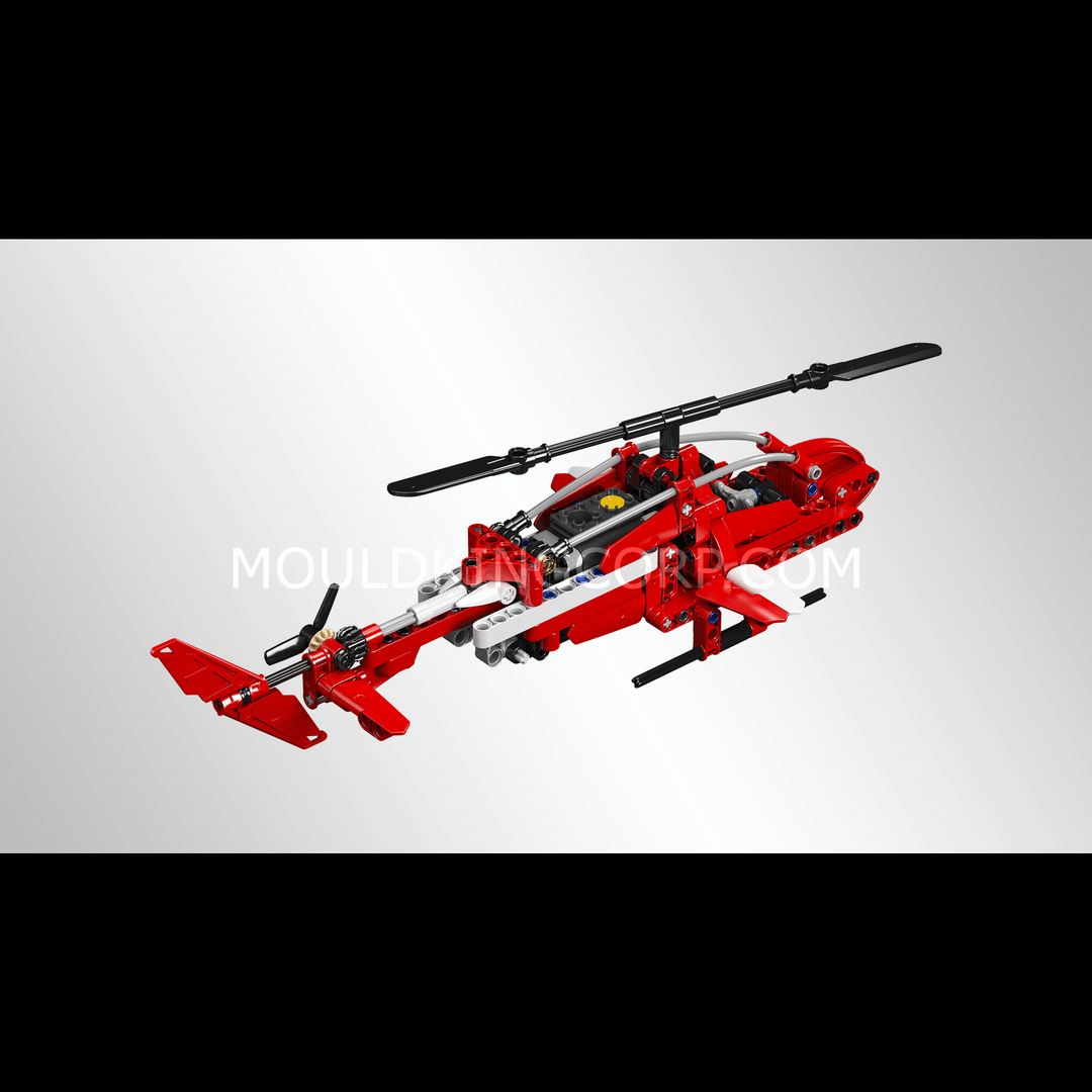 Mould King 24022 Sparrow Helicopter Building Toy Set | 266 PCS