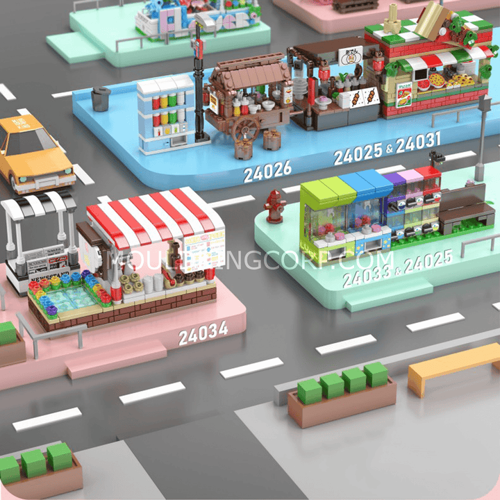 Mould King 24030 Skewer Stand Building Toy Set | 243 Pcs