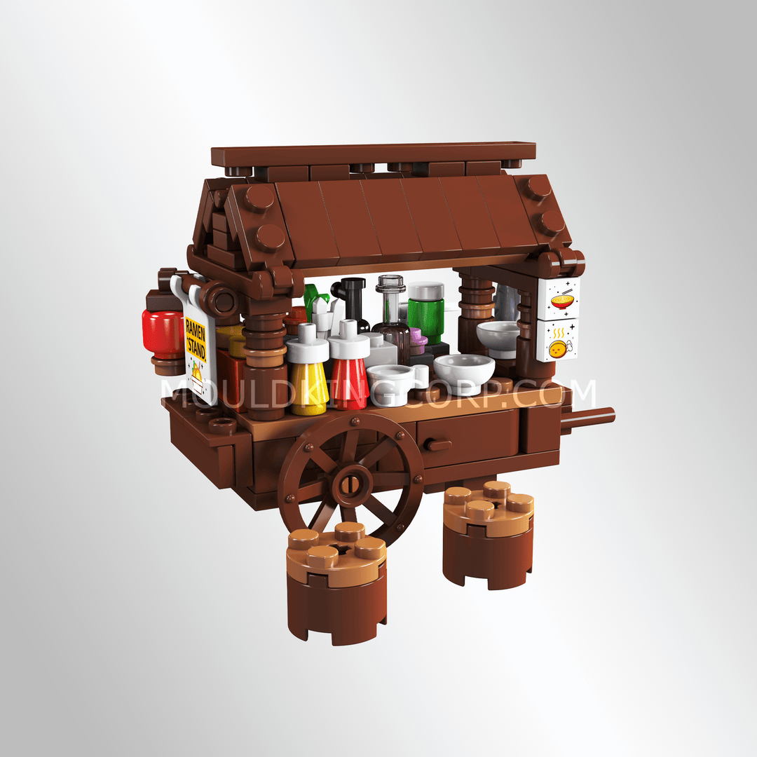 Mould King 24026 Ramen-Stand & Verkaufsautomat Bausatz | 256 Teile