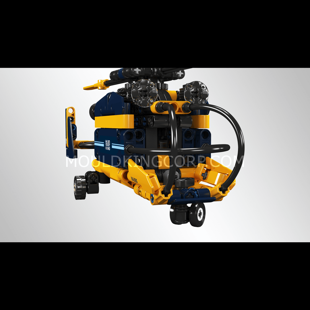Mould King 24048 Coaxial Counter-rotating Helicopter Model Building Set | 274 Pcs