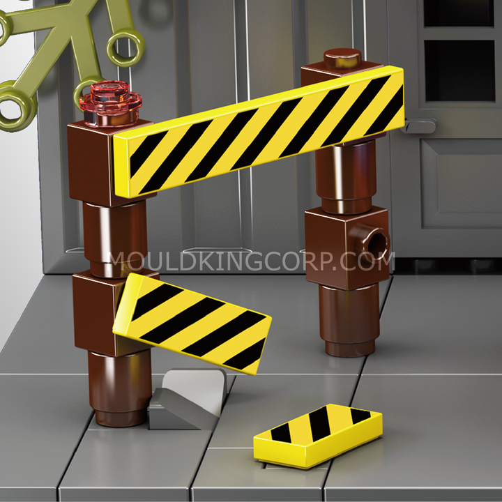 Mould King 24063 Wasteland Street Supercar Scene bouwset | 601 stuks